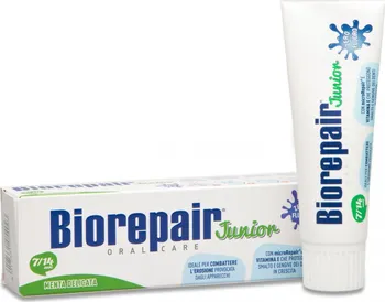 Zubní pasta Biorepair Junior mátová pasta bez fluoridů pro děti 75 ml