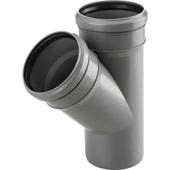 Vodovodní potrubí HTEA odbočka DN 50/40 45st. šedé 112210