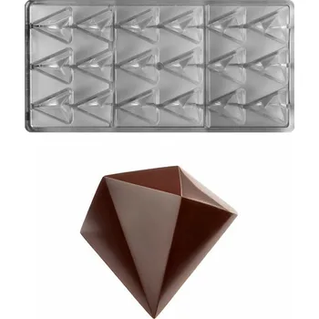 Forma na pečení Forma na pralinky (diamant 10g) 3x6 tvarů/forma