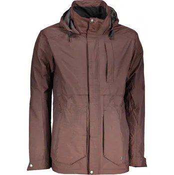 Pánská větrovka Nordblanc Liker NBSJM6602 kaštanově hnědá 3XL
