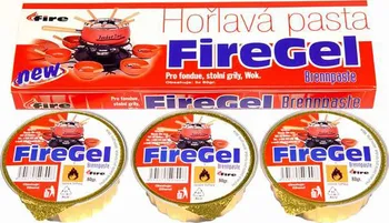 Příslušenství pro gril Firegel Hořlavá pasta 3 x 80 g