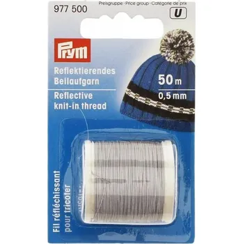 Prym Nit připlétací reflexní 0,5 mm Nit Prym Nit připlétací reflexní 0,5 mm