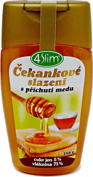 Sladidlo 4Slim Čekankové slazení s příchutí medu 250 g 