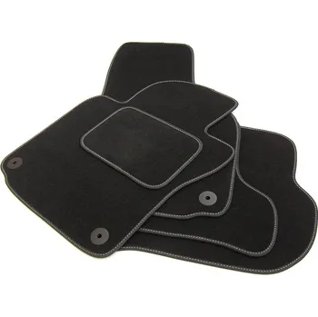 autokoberec Textilní autokoberce Volkswagen Caddy III Facelift (2010 - 2015) s fixací - Velvet Béžová koženka