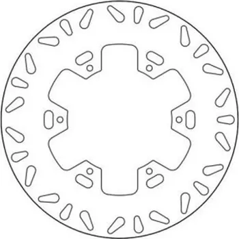 Autodíl Sifam Brzdový kotouč Yamaha 267x134x118 - 6x6,5 tloušťka materiálu 4