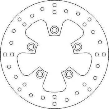 Brzdový kotouč Sifam Brzdový kotouč Suzuki 260x126x105 - 5x10,5 tloušťka materiálu 5,5