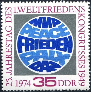 Poštovní známka (1974) MiNr. 1946 ** - DDR - Světový kongres míru