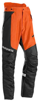 montérky Husqvarna Technical kalhoty černé/oranžové