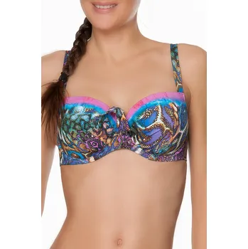 Dámské plavky Plavková podprsenka ANTIGEL (FBA4098-06), Velikost 85E, Barva modrá