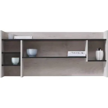 Psací stůl Nástavec na psací stůl PL11 Planet, černá, 125 x 55 x 24 cm