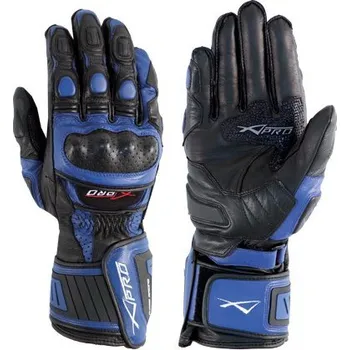 Moto rukavice COBRA GU-CONBL modré kožené moto rukavice A-pro - 2XL