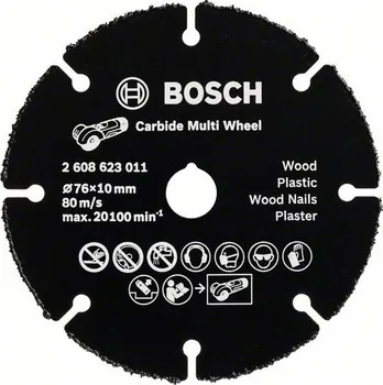 Řezný kotouč BOSCH Carbide Multi Wheel 2608623011 76 mm