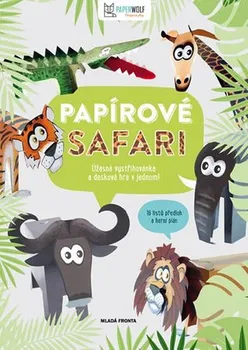 Vystřihovánky Mladá fronta Papírové safari předlohy + herní plán (2018)