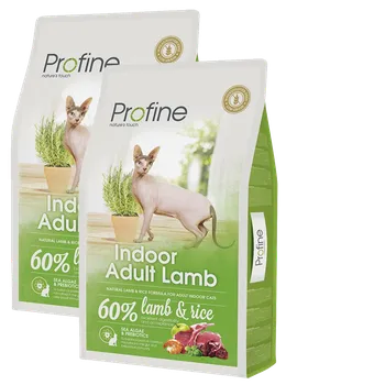 Krmivo pro kočku 2x Profine Cat Indoor Adult Lamb 10kg