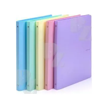 Kancelářské potřeby Pořadač A4 4-kroužkový Pastelini 2-277 žlutý, Karton P+P