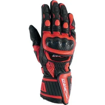 Moto oblečení COBRA GU-CONR červené kožené moto rukavice A-pro - S