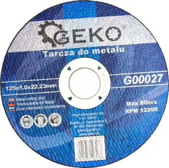 Řezný kotouč Geko RK12508 125 mm