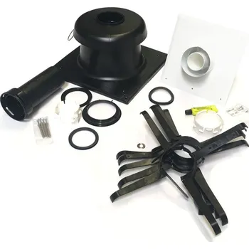 Komín Komínová sada renoSET KOMPAKT DN125/80 - DN80 s poklopem Komínová sada renoSET KOMPAKT DN125/80 - DN80 s poklopem