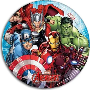 Party nádobí Procos Avengers talíře 20 cm 8 ks