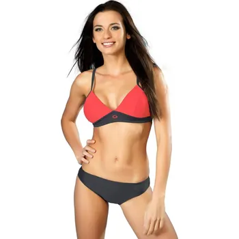 Gwinner Rosalinda grafit/korálové 40 Dámské plavky Gwinner Rosalinda grafit/korálové 40