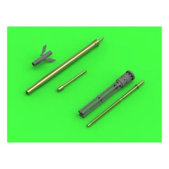 Plastikový model Master 1/48 Mi-24 Hind D/E JakB-12.7mm MG barrel & probe