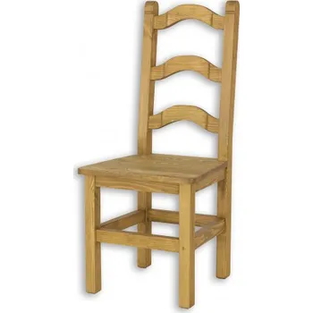 Jídelní židle Jídelní židle z masivu SIL 01 selská - K02 tmavá borovice