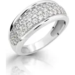 Steel Edge Prsten stříbro se zirkony 2335 Velikost: 53