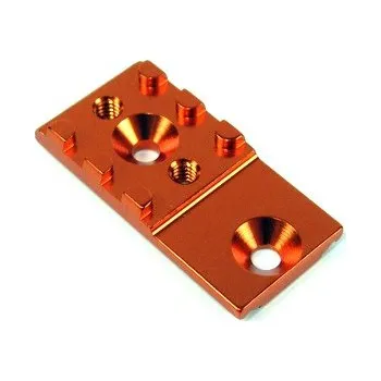 RC vybavení PN Racing PNR2.5W Chassis Alloy RM MM T-Bar Mount (Orange)