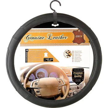 Potah na volant Potah volantu kožený černý 42 cm