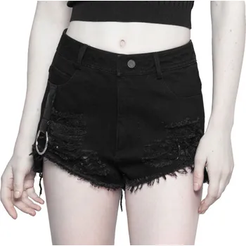 Dámské kraťasy kraťasy dámské PUNK RAVE - Kuro Neko - M