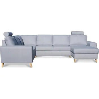 Sedací souprava MAMBA rozkládací sedací souprava Rain s úložným prostorem a pevnými zády ve tvaru "U" - levá