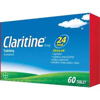 Claritine 10 mg 60 tbl. Lék na alergii Claritine 10 mg 60 tbl.