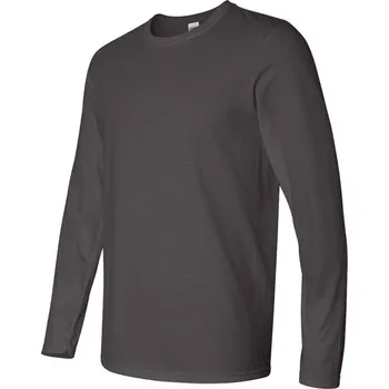 Pánské tričko Tričko šedé dlouhý rukáv unisex 2XL