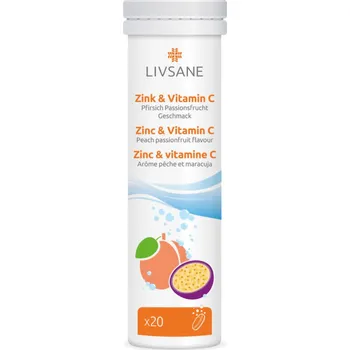 Livsane Zinek + Vitamin C šumivé tablety 20ks
