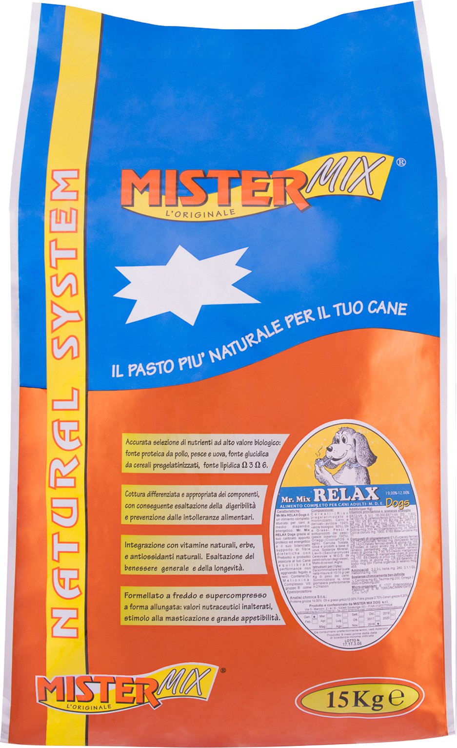 Mister Mix Dog RELAX Dogs Hmotnost: 15 kg
