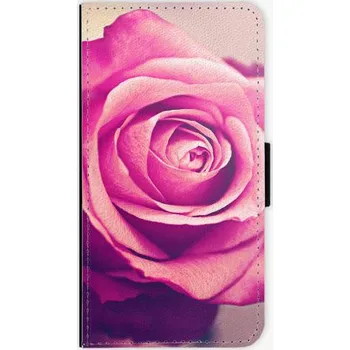 Pouzdro na mobilní telefon iSaprio Pink Rose pro Huawei P10 Plus flipové