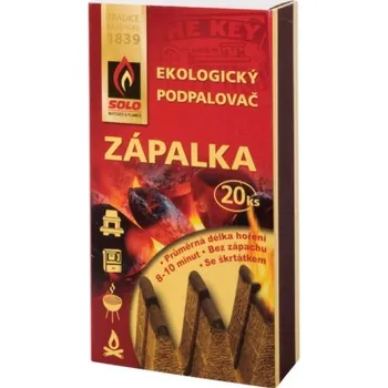 Podpalovač Solo Ekologický podpalovač zápalka 20 ks