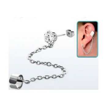 Piercing Piercingate Náušnice NAU00033 - Barva/Motiv: Čirá