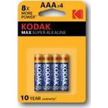 Baterie KODAK Max Alkaline K3A-4 4ks
