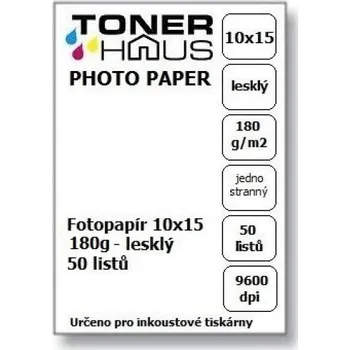Fotopapír BTS Fotopapír 10x15 180g (50 listů) - lesklý