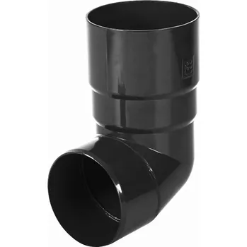 okap BRYZA Koleno svodu 89° plastové Ø 63 mm, Černá RAL 9005