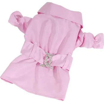 Obleček pro psa O´LALA PETS,Kabátek nepromokavý - růžová (doprodej skladových zásob) XXS