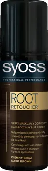 Barva na vlasy Syoss Root Retoucher Tónovací sprej na odrosty 120 ml Tmavě hnědý