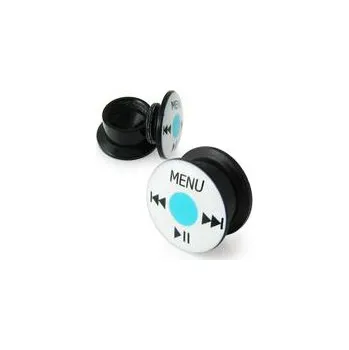 Piercing Piercingate Plug do ucha - iPod menu PTP00164 - Průměr Tunely, plugy, roztahováky: 8 mm