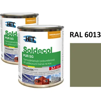 barva na kov Soldecol PUR SG 0,75 L RAL 6013