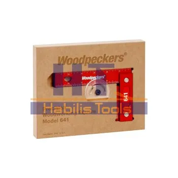 Úhloměr Příložný úhelník WOODPECKERS 641 profi - 150 mm