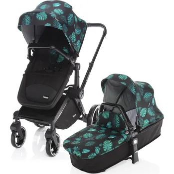 Kočárek ZOPA podvozek Black/Black + barevný set ke kočárku Evoque 2019