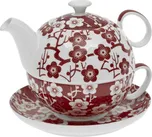 Oxalis Sakura - bone china tea for one