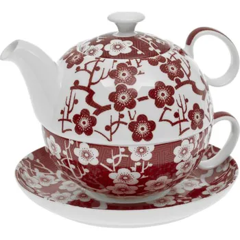 Čajová souprava Oxalis Sakura - bone china tea for one