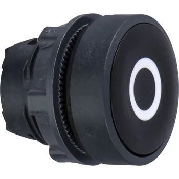 přepínač Schneider Electric ZB5AA232 Ovládací hlavice stiskací se symbolem, lícující - černá